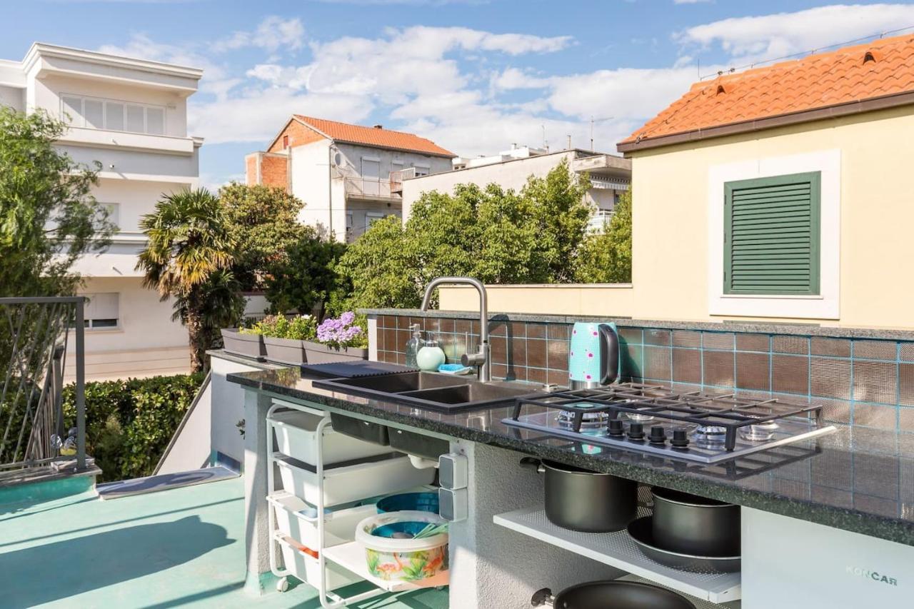 Boutique Triple House With Garden & Roof Terrace Villa สปลิท ภายนอก รูปภาพ